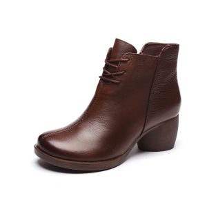 Winter Autumn Comfortable Elegant Chunky Heel Boots